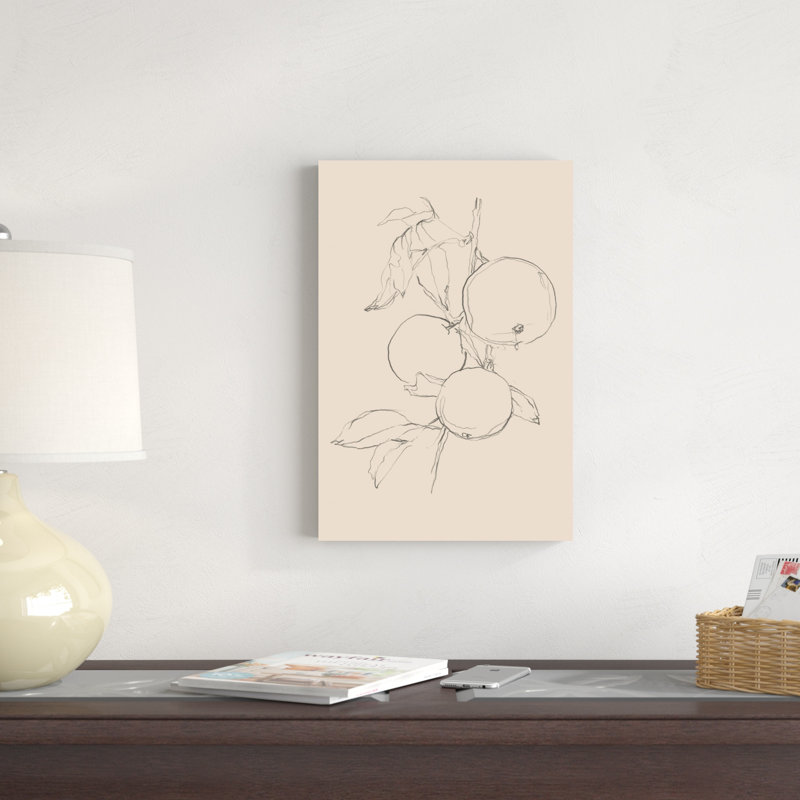 " Fruit Contour Study I ", 18" H x 12" W x 1.25" D