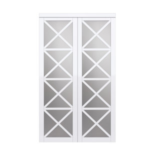 RELIABILT Euro 60-in x 80-in Silver Flush Prefinished Mdf Sliding Door  Hardware Included in the Closet Doors department at