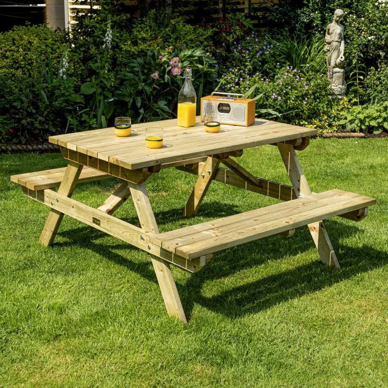 Rowlinson Picnic Table, H70 x W150 x L120cm