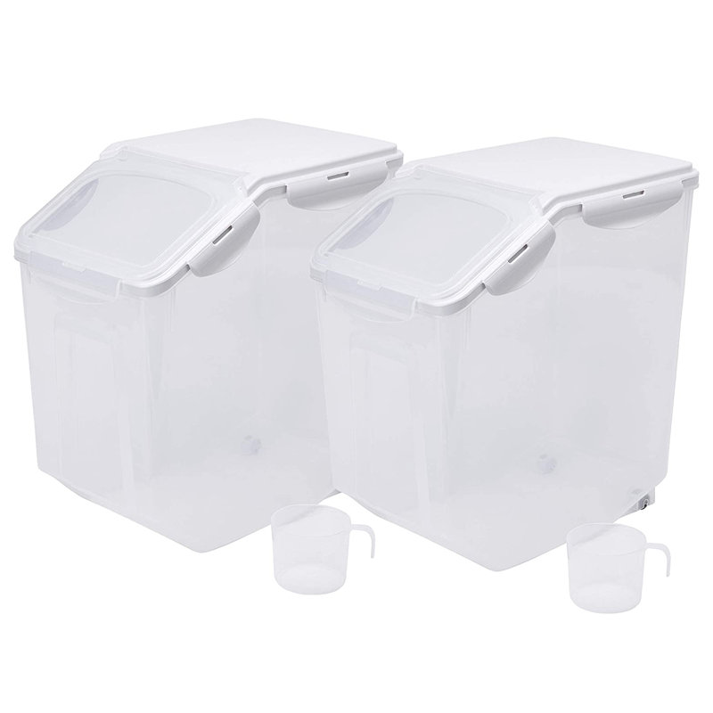 Jill Food Storage Container, Clear, 16 quart, 2
