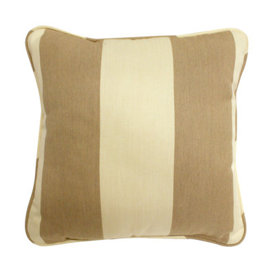Striped Sunbrella® Outdoor Reversible Throw Pillow