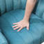 Fauteuil d'appoint moderne en velours-247512916