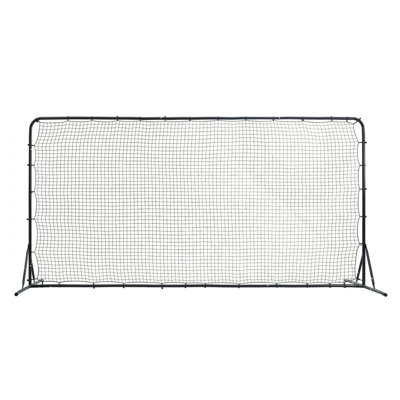 Soccer Rebounder Net, 12x6FT Iron Soccer Training Equipment, Sports Football Training Gift