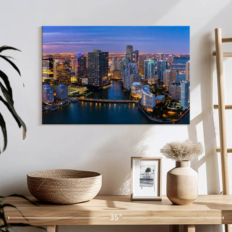 Miami twilight mood Sireci, H 16 po x l 24 po