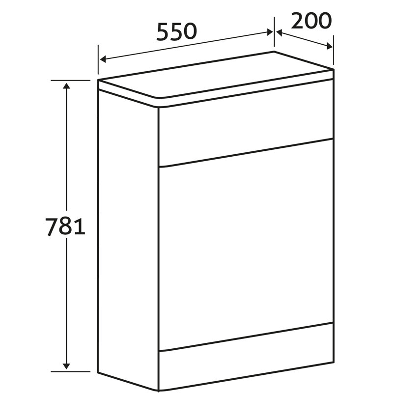 Stibbington Freestanding Under Sink Cabinet, Grey