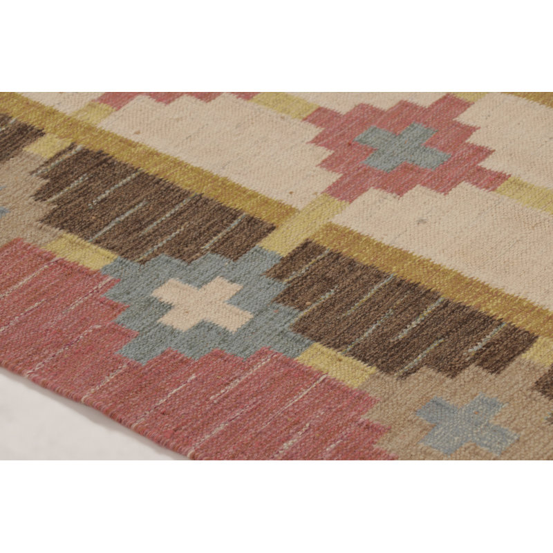 Cotton and Wool Area Rug
