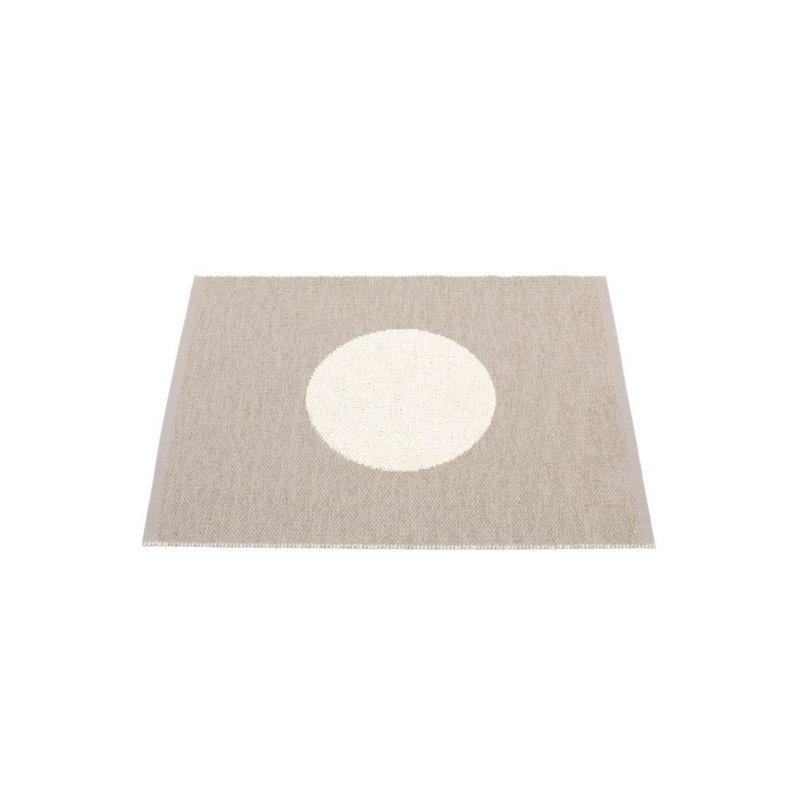 Vera Polka Dots Area Rug in Yellow/White, Gray/Off-White, Rectangle 2'3" x 3'