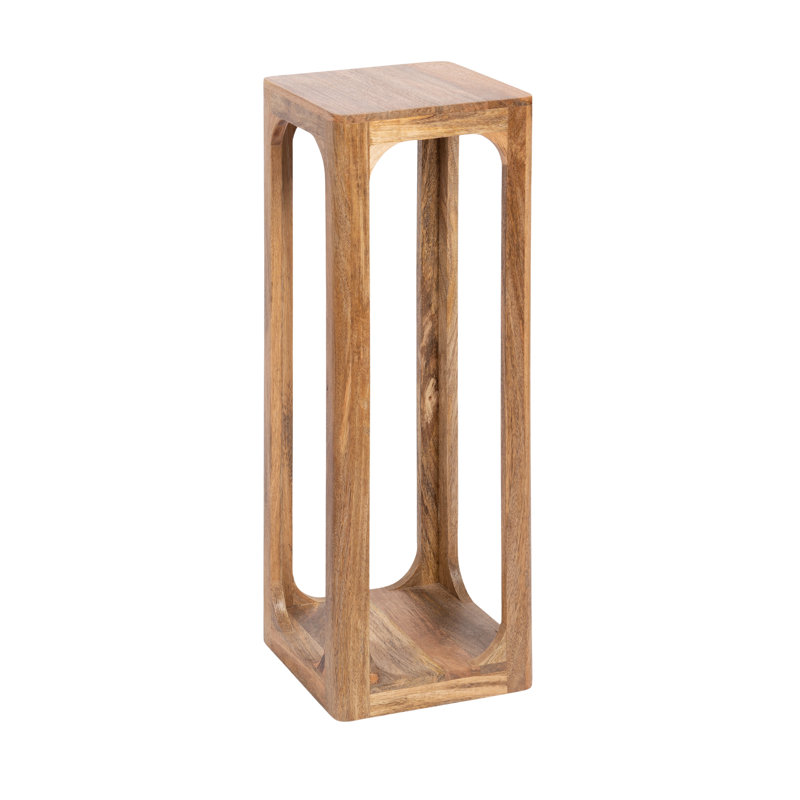 Dahl Mango Wood Square Tea Table, Natural