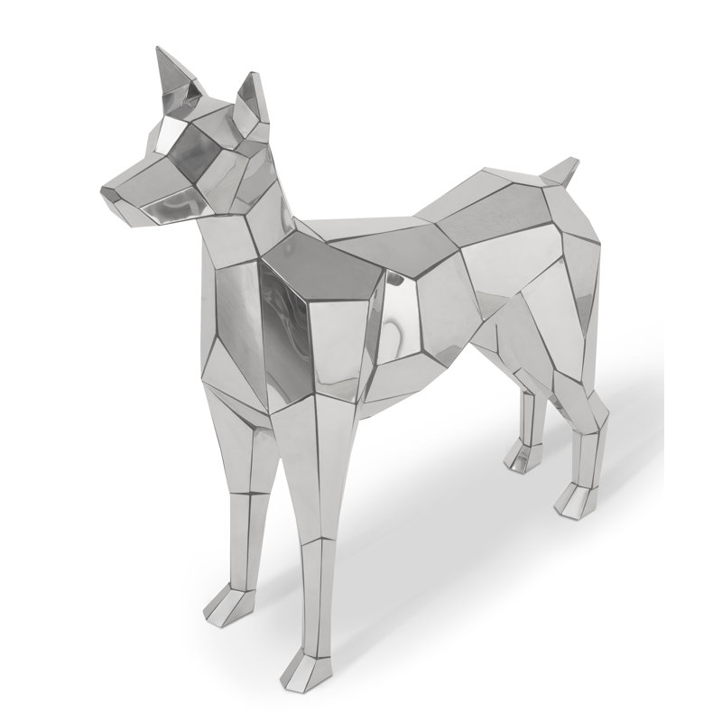 Crazy Cut Dog Statue