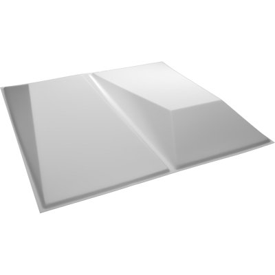 11 7/8"W x 11 7/8"H Locke EnduraWall Decorative 3D Wall Panel Covers 0.98 Sq. Ft.