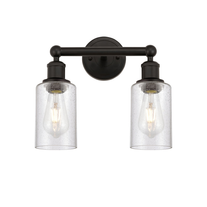 Caldello 2 - Light Dimmable Vanity Light, Oil Rubbed Bronze, Seedy