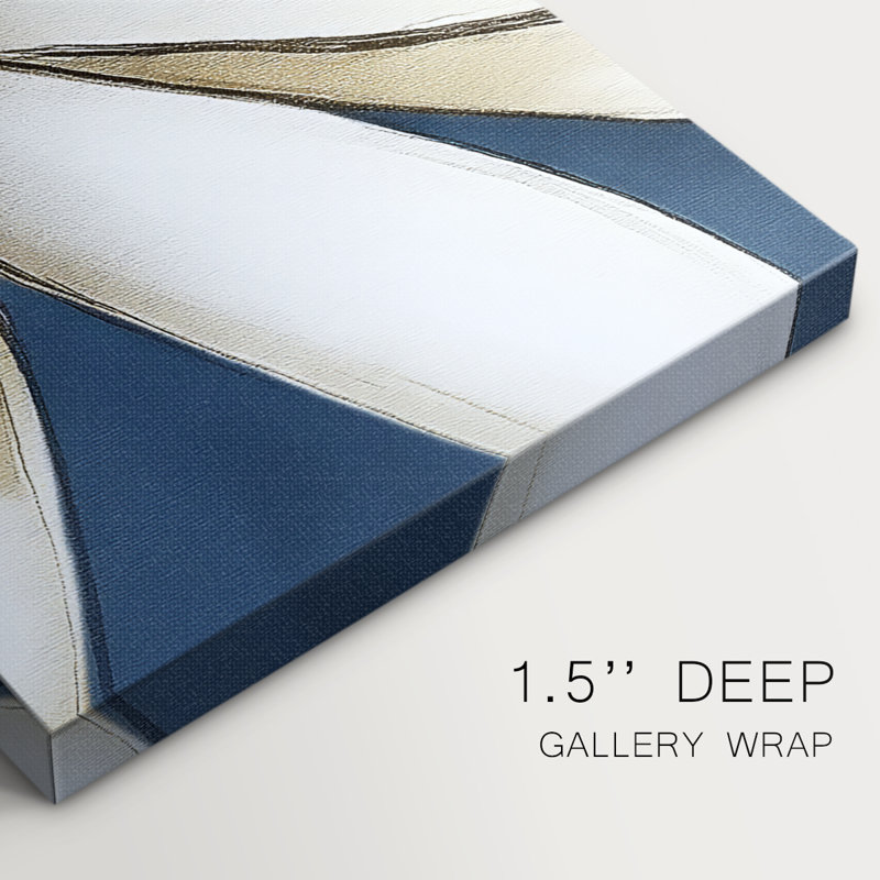 Abstract Series 9 #LXXIX-Wide Gallery Wrapped Canvas, 12" H x 30" W