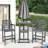 3 Piece Outdoor Adirondack Bar Chairs And Table-1265557294