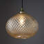 Alfhild 1 - Light Brass Teardrop Pendant