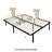 Modern Adjustable Comfort 14″ Metal Platform Bed Frame – No Box Spring Needed, Strong Steel Construction, Adjustable Lumbar Support & Under-Bed Storage-20869965