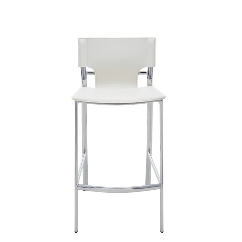 Tabouret de comptoir 25 po Chapeau, Blanc