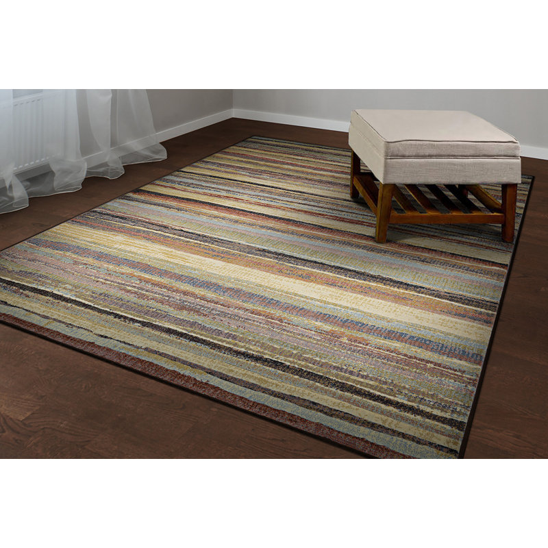 Healdton Abstract Indoor Rug, Rectangle 5'3" x 7'6"