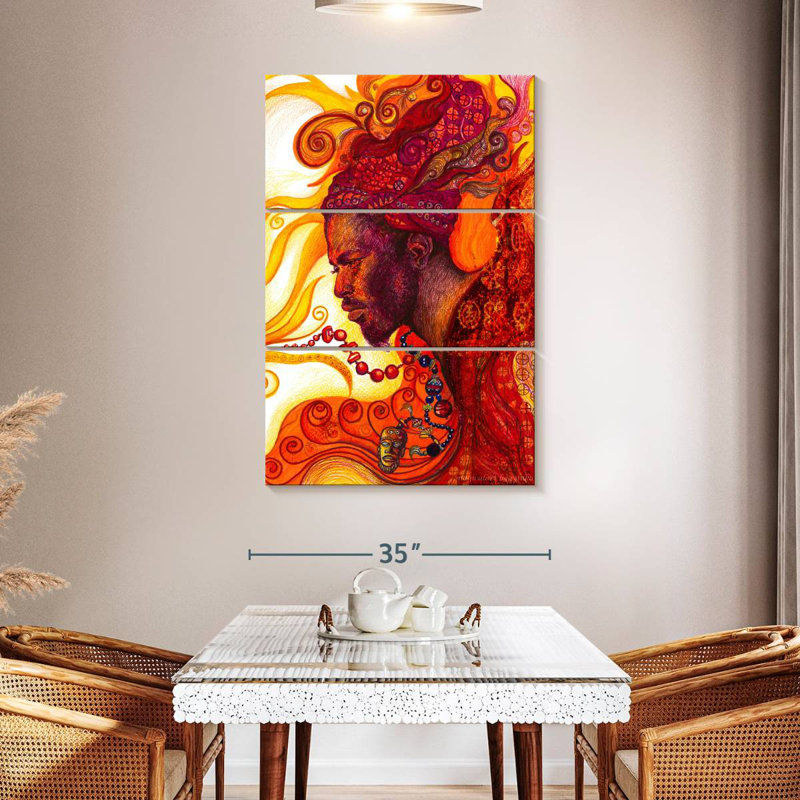 Leisha Aganju, 50" H x 32" W