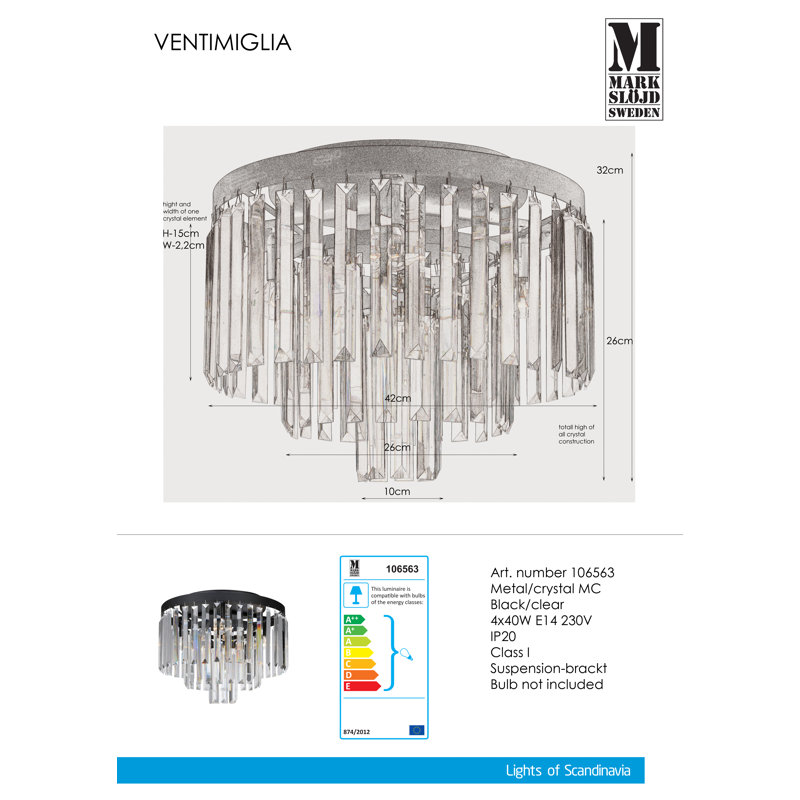 Rouse Glass Flush Mount
