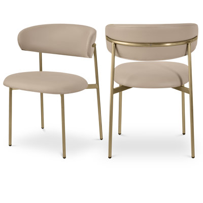 Chaise de salle à manger rembourrée Lupita