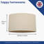 Ibiza 18cm H Linen Drum ( Screw On )-512847579-512847603