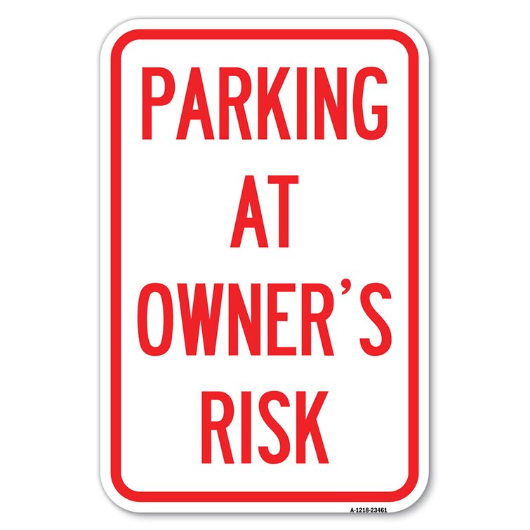 Sign with Number 1 Heavy-Gauge Aluminum Rust Proof Parking Sign –  SignMission