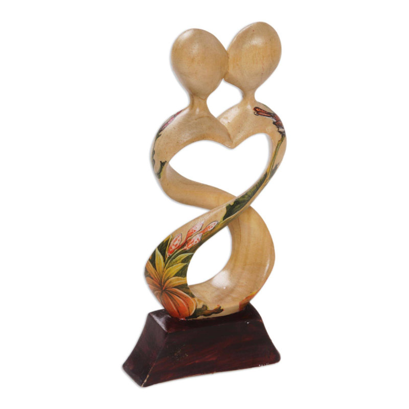 Statue damit en bois