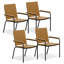 Ensemble de 4 chaises d'extérieur en polystyrène-404954841