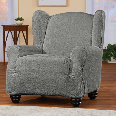 Housse extensible en polaire de sherpa