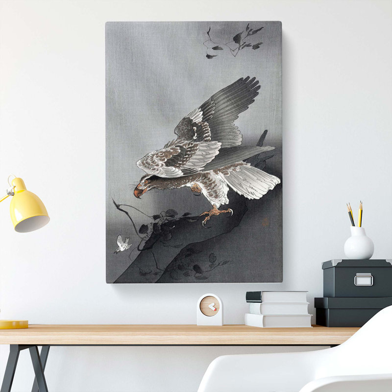 Eagle Hunting by Ohara Koson - Wrapped Canvas, 60cm H x 40cm W x 3cm D