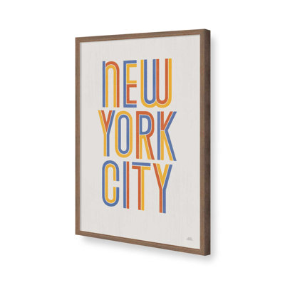 New York City V2 By Laura Marshall Canvas Art Print