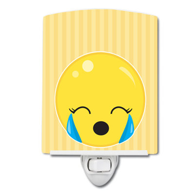 Crying Face Ceramic Night Light