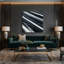Art mural horizontal sur toile rayée horizontale-85879243