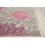 Tapis gris / rose / bleu à motif floral Carollee-25564874