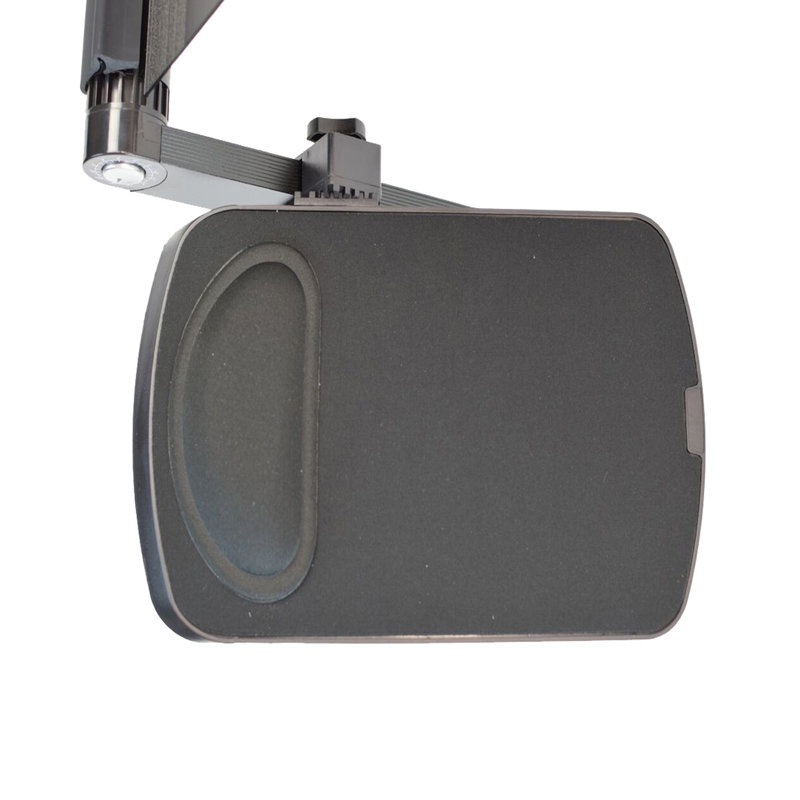 Uncaged Ergonomics WorkEZ Mouse Pad - Adjustable Clamp-On Mouse Platform with Wrist Support, Black
