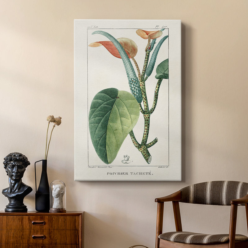 Turpin Tropical Botanicals II - galerie sur mesure Cavas, H 12 po x l 8 po