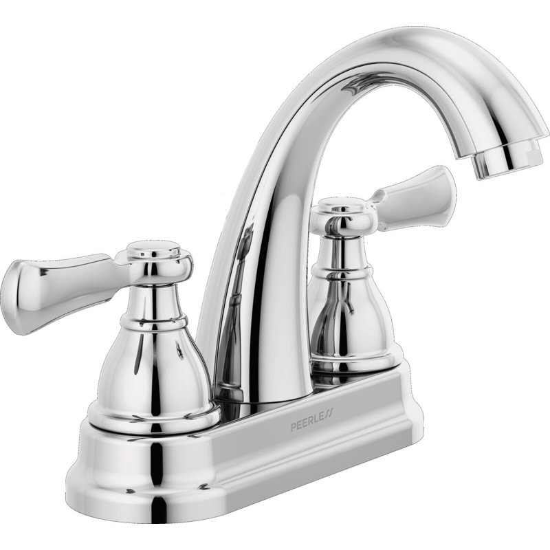 Elmhurst 2-handle Bathroom Faucet with Drain Assembly, Chrome