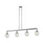 Luminaire suspendu linéaire à 4 lumières pour îlot de cuisine West Bridgewater-12625303-12625327