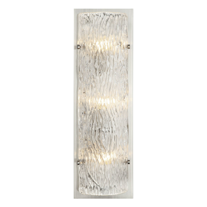 Morgan 3-Lt Sconce - Black, Brushed Nickel