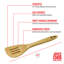 Joyce Chen Burnished Bamboo Slotted Spatula, 13-inch