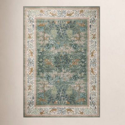 Canopy Sage / Blush Area Rug