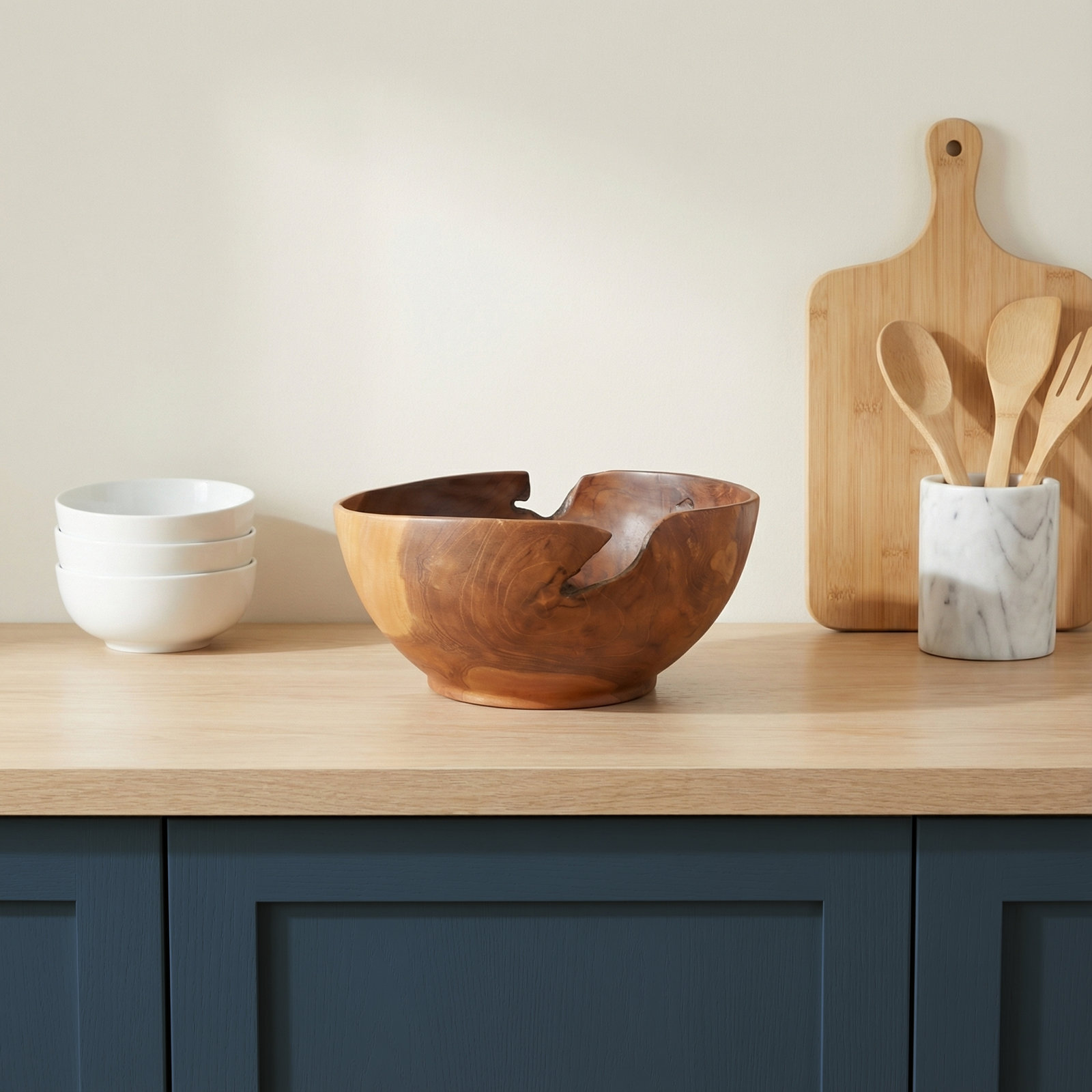 Gila Handmade Solid Wood Decorative Bowl 1
