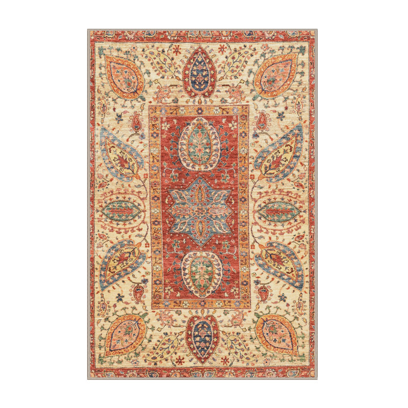 Abstract Indoor Rug, Rectangle 5' x 7'