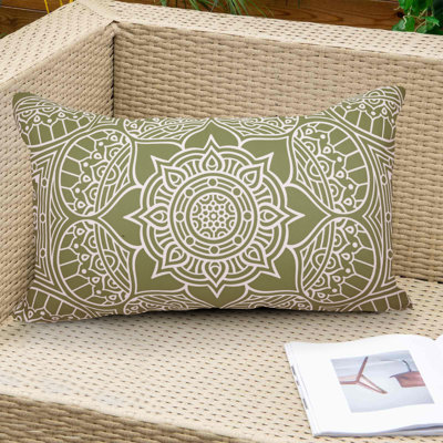 Coussins décoratifs à l'épreuve des intempéries pour l'intérieur et l'extérieur avec insertions - 12 pouces