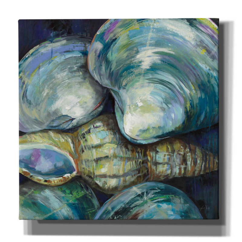 «New England Summer» par Jeanette Vertentes - reproduction sur toile tendue, H 37 po x l 37 po x P 1,5 po