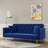 Linndale Modern 71.2” Velvet Couch Folding Tufted Sofa Bed for Living Room and Bedroom-1408431290