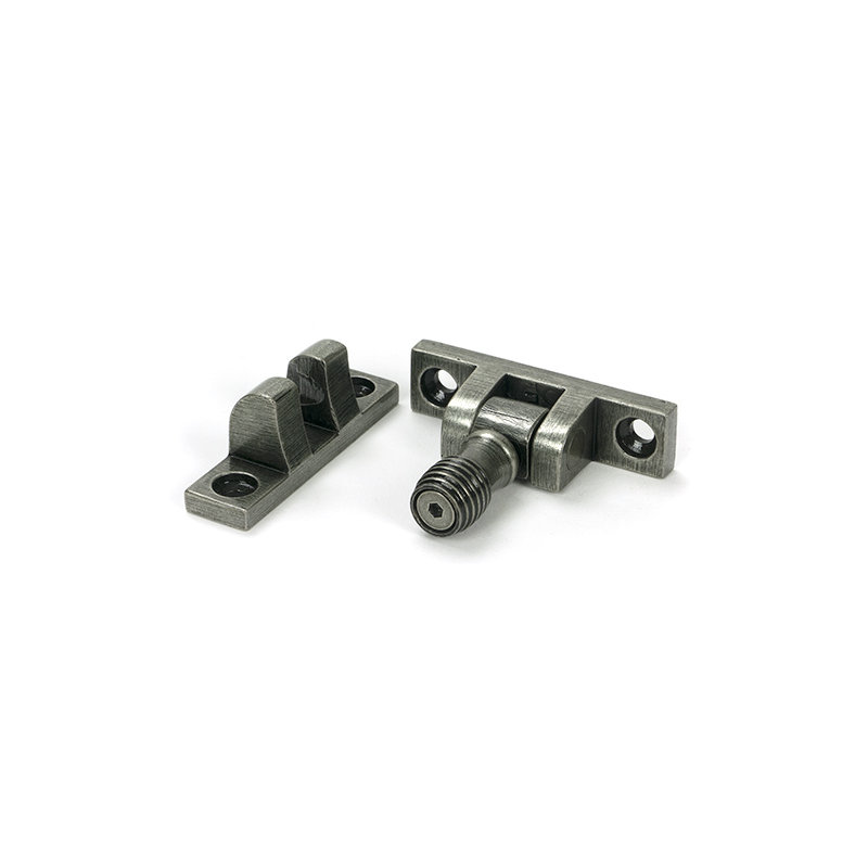 Beehive Brighton Fastener - Narrow (Square), Pewter Patina