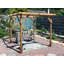 Dunster House Bike Shed W2.4m x D1.2m / W8' x D4', Fully Pressure Treated, Overlord Modular