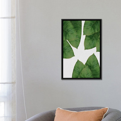 «Banana Leaf I», reproduction d'impression sur toile en vert