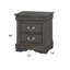 Table de chevet Louis Philippe-1372564352